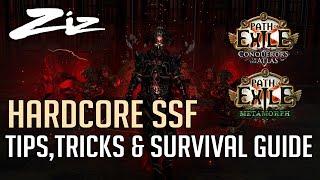 Path of Exile - Hardcore SSF Tips Tricks & Survival Guide
