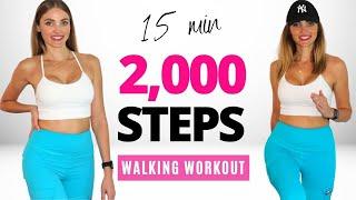 2000 Steps in 15 Min Walking Workout YanaFit  Do It 5 Times & Get 10000 Steps