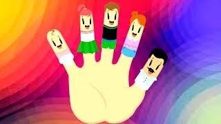 Английская песенка про Семью пальцев - Finger Family Песенки на английском - Английский для детей