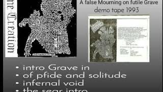 Profane Creat¡onMys - A false mourning on futile grave Demo93