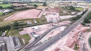 HS2 Streethay massive progress new slip road to Lichfield
