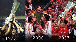 1998 - 2008 Uefa Kupası Finalleri ve Kazananları