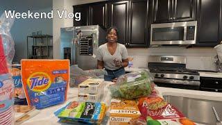 Weekend Vlog Home Office Decor Update Grocery Haul High Protein Diet & Positive Lifestyle Changes