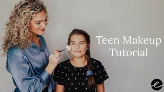 Teenage Makeup Tutorial for School  Addee Gets Her Makeup Done