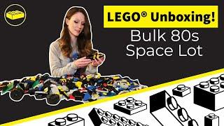 LEGO® Haul Unboxing Vintage Space LEGO® Lot