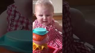 cute baby laughing and crying #youtubeshort