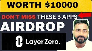 3 MUST USE Bridges LAYERZERO Airdrops