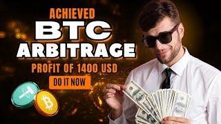 BTC CRYPTO ARBITRAGE Make 20% OF profit  With Binance
