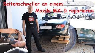 Seitenschweller am Mazda MX-5 reparieren