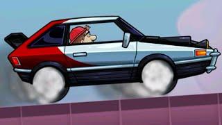 Быстрый Автомобиль Hill Climb Racing #18 Крыши домов и Герой действий на тачке - Машинки Кида