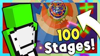 Speedrunning 100 STAGES in Tower of Hell as DREAM