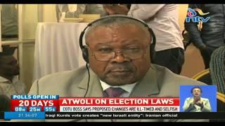 COTU Boss Francis Atwoli says proposed changes are ill-timed and selfish