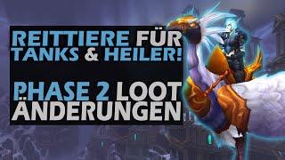 Reittier Belohnung für Tanks & Heiler  Phase 2 Loot Änderungen  Wotlk  Wrath-Classic News