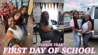 GRWM FIRST DAY OF SCHOOL VLOG *JUNIOR YEAR*