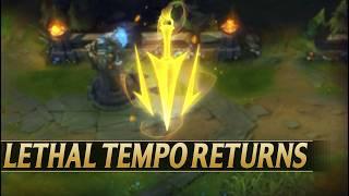 LETHAL TEMPO IS COMING BACK - League of Legends