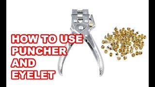 TROPA TIPS  How to use 2in1 punch pliers  Eyelet  paano gamitin ang 2in1 puncher