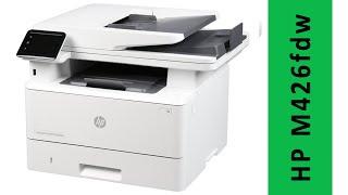 HP M426fdw - replace cartridge ADF copy scan install