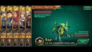Axe Remembrance Battle H5 Megalith Dragon - Romancing Saga ReuniverSe