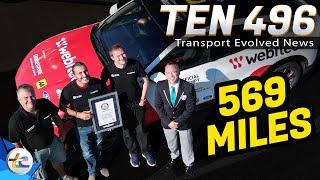 Transport Evolved News Episode 496 - A New EV Range Record More Financials and EV Sales