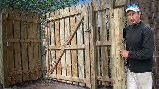 How To Build A Fence Gate Perfect Mount Trick