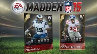 Madden 15 Ultimate Team - WE GOT ONE NFL Honors Pack Opening New OBJ MUT 15