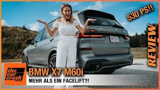 BMW X7 M60i im Test 2023 Mehr als ein NUR Facelift? Fahrbericht  Review  6-Sitzer  xDrive LCI