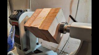 Токарный станок по дереву. Бук+береза. Изделия из дерева. Wood lathe wood products wood tableware