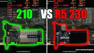 GeForce 210 vs Radeon R5 230 HD 8450 Test In 9 Games Capture Card