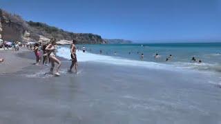  Nerja Spain Beach Walk at Playa Burriana