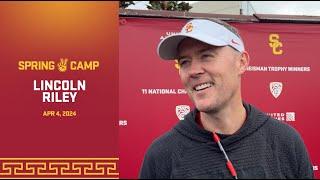 USC HC Lincoln Riley  Spring Camp Practice #8