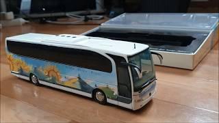 Diecast Mercedes Benz Travego 143 Scale  Minichamps.Автомодели.Обзор