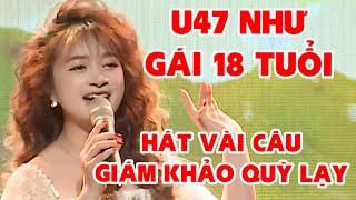 Mới Xuất Hiện CÔ GÁI U47 TRẺ NHƯ THIẾU NỮ 18 TUỔI Hát  GIỌNG BẮC Khiến GIÁM KHẢO QUỲ LẠY  THVL