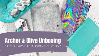 Archer & Olive Quarterly Subscription Unboxing