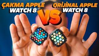 ÇAKMA APPLE WATCH 8 VS ORİJİNAL APPLE WATCH 8 KARŞILAŞTIRMASI