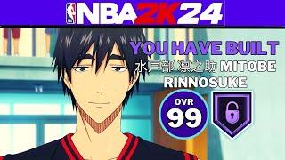 CHILLEST BUILD???  NBA 2K24 RINNOSUKE MITOBE BUILD  KUROKO NO BASKET IN NBA 2K24