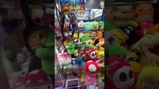 Satisfying Super Mario Claw Machine Wins  #shorts #clawmachine #arcade #satisfying #supermario