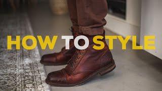 How to Style BROWN BOOTS  Mens Outfit Ideas  Parker York Smith