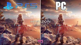 Horizon Forbidden West  PC vs PS5 - Graphics Comparison