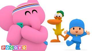‍️Exercise with Elly... Watch out Pocoyo and Pato   Episode 1️⃣ of 3️⃣  Pocoyo English  Dance