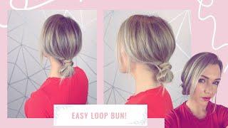 How to do an Easy low bun For FINETHIN hair 
