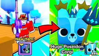 So SCHNELL HUGE POSEIDON CORGI BEKOMMEN in Pet Simulator 99