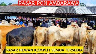 Ambarawa City Animal Market Indonesia