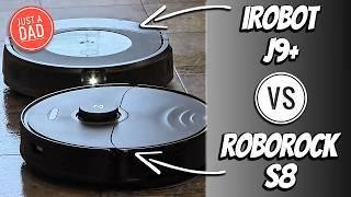 Who Wins?? Roborock S8 Pro Ultra vs iRobot Roomba j9+ Vacuum & Mop COMPARISON