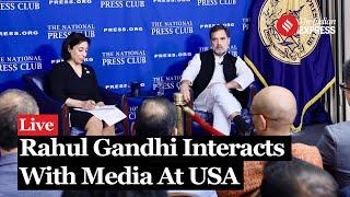 Rahul Gandhi In America Rahul Gandhi Interacts With Media At USA Speaks on Pakistan and China