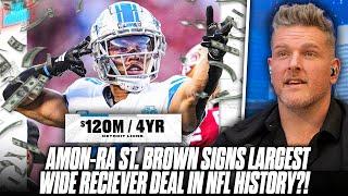 Amon-Ra St. Brown Signs 4 Year Over $120 MILLION Deal Highest Paid Receiver In History?