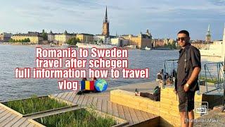 How Can You Travel Romania to Schengen  Vlog from Sweden Full information about documents 