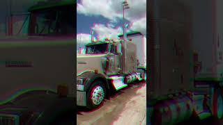 Sexist Large Car Big Strapper ride on the HWY. 2014 Kenworth W900l straight piped 600Hp 18sp