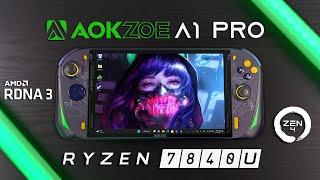 The AOKZOE A1 Pro Is The First RYZEN 7840U RDNA3 APU Hand Held And Its Up For Sale Now