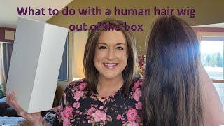 TIP TUESDAY   How to assess a HUMAN HAIR WIG out of the box and HOW TO WASH IT