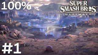 Super Smash Bros. Ultimate  World of Light Gameplay - Part 1 - Intro & Spirits - 100% Walkthrough